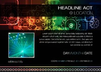 Night Club A6 Flyers by Templatecloud