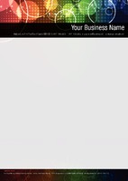 Night Club A4 Stationery by Templatecloud 