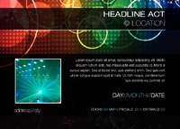 Night Club A6 Flyers by Templatecloud