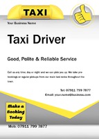 Taxi A6 Flyers by Templatecloud 