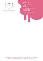 Nursery A4 Stationery by Templatecloud 