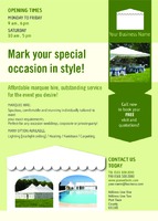 Event Organisers A6 Flyers by Templatecloud 