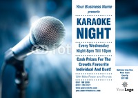 Karaoke A5 Flyers by Templatecloud 