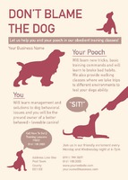 Dog Care A6 Flyers by Templatecloud 