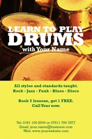 Music Teachers Business Card  by Templatecloud 