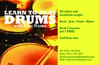 Music Teachers Business Card  by Templatecloud 