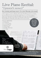 Music A5 Flyers by Templatecloud 