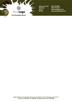 Paintball A4 Stationery by Templatecloud 