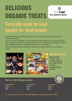 Grocery Store A6 Flyers by Templatecloud 