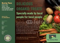 Grocery Store A6 Flyers by Templatecloud 