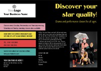 Acting Class A5 Flyers by Templatecloud 