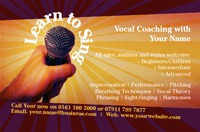 Vocal Coach Business Card  by Templatecloud 