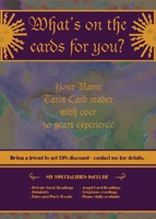 Tarot Card Reader A6 Flyers by Templatecloud 