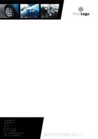 Car Dealers A4 Stationery by Templatecloud 