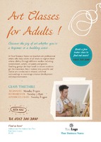 Art & Design A6 Flyers by Templatecloud 