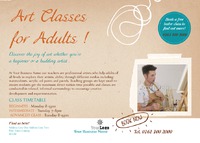 Art & Design A6 Flyers by Templatecloud 