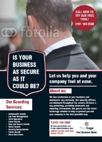 Security A6 Flyers by Templatecloud 