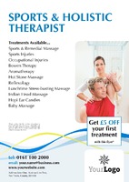 Massage A5 Flyers by Templatecloud 