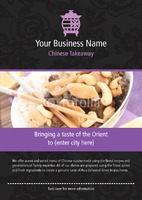 Takeaway A4 Flyers by Templatecloud 