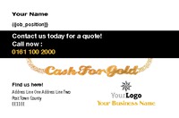 Business Card Cash For Gold Collection by Templatecloud 