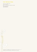 Garden Maintenance A4 Stationery by Templatecloud 