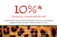 Retail Business Card  by Templatecloud