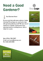 Garden Maintenance A6 Flyers by Templatecloud 