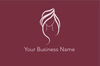 Salon Business Card  by Templatecloud 