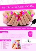 Salon A4 Flyers by Templatecloud 