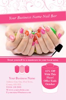 Salon Business Card  by Templatecloud 