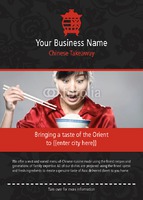 Takeaway A6 Flyers by Templatecloud 