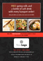 Takeaway A5 Flyers by Templatecloud