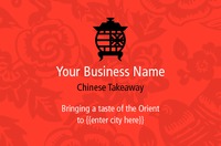 Takeaway Business Card  by Templatecloud