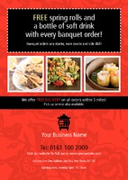 Takeaway A5 Flyers by Templatecloud