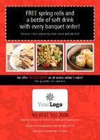 Takeaway A6 Leaflets by Templatecloud