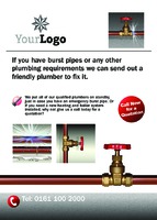 Plumbers A6 Flyers by Templatecloud 
