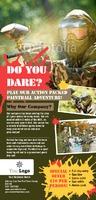 Paintball 1/3rd A4 Flyers by Templatecloud 