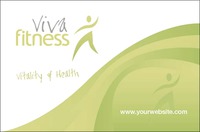 Fitness Business Card  by Templatecloud