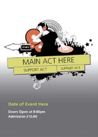 Music A6 Flyers by Templatecloud 