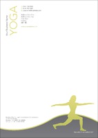 Fitness A4 Stationery by Templatecloud 