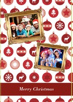  Edit & Go: Regular (Folds to A6) Christmas Cards by Templatecloud 