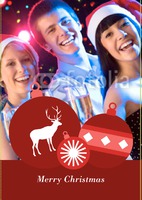  Edit & Go: Large (Folds to A5) Christmas Cards by Templatecloud 