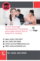 Solicitors Business Card  by Templatecloud 