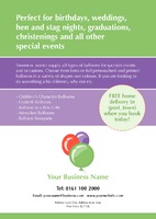Balloon Modellers A4 Flyers by Templatecloud