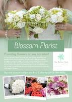 Florist  A6 Flyers by Templatecloud 