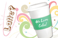 Coffee Shop Business Card  by Templatecloud 