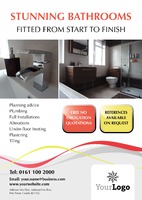 Bathroom Fitters A2 Posters by Templatecloud 