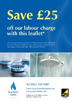 Gas Fitters A6 Flyers by Templatecloud