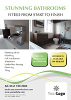 Bathroom Fitters A5 Leaflets by Templatecloud 