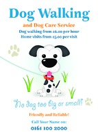 Pet Care A6 Flyers by Templatecloud 